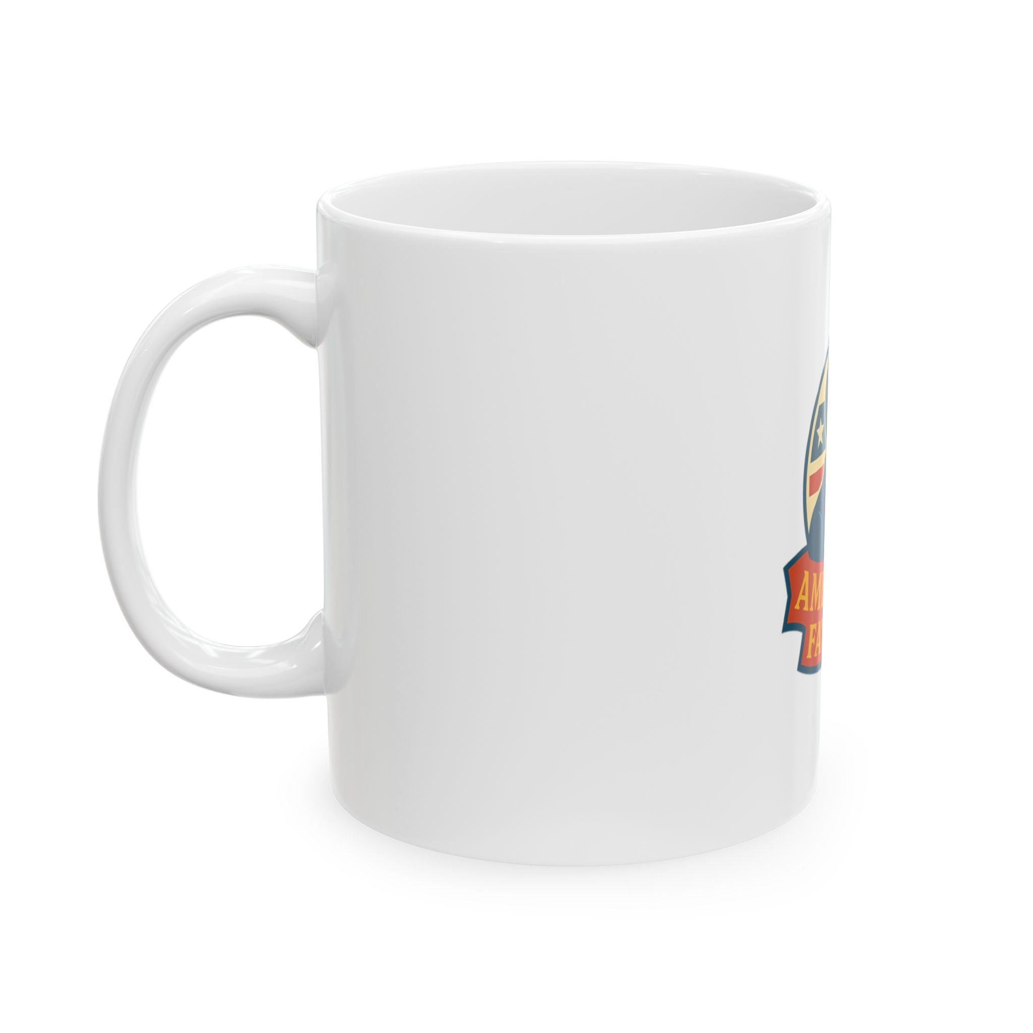 American Fathers Ceramic Mug — Patriotic Father & Child Coffee Cup (11oz, 15oz)