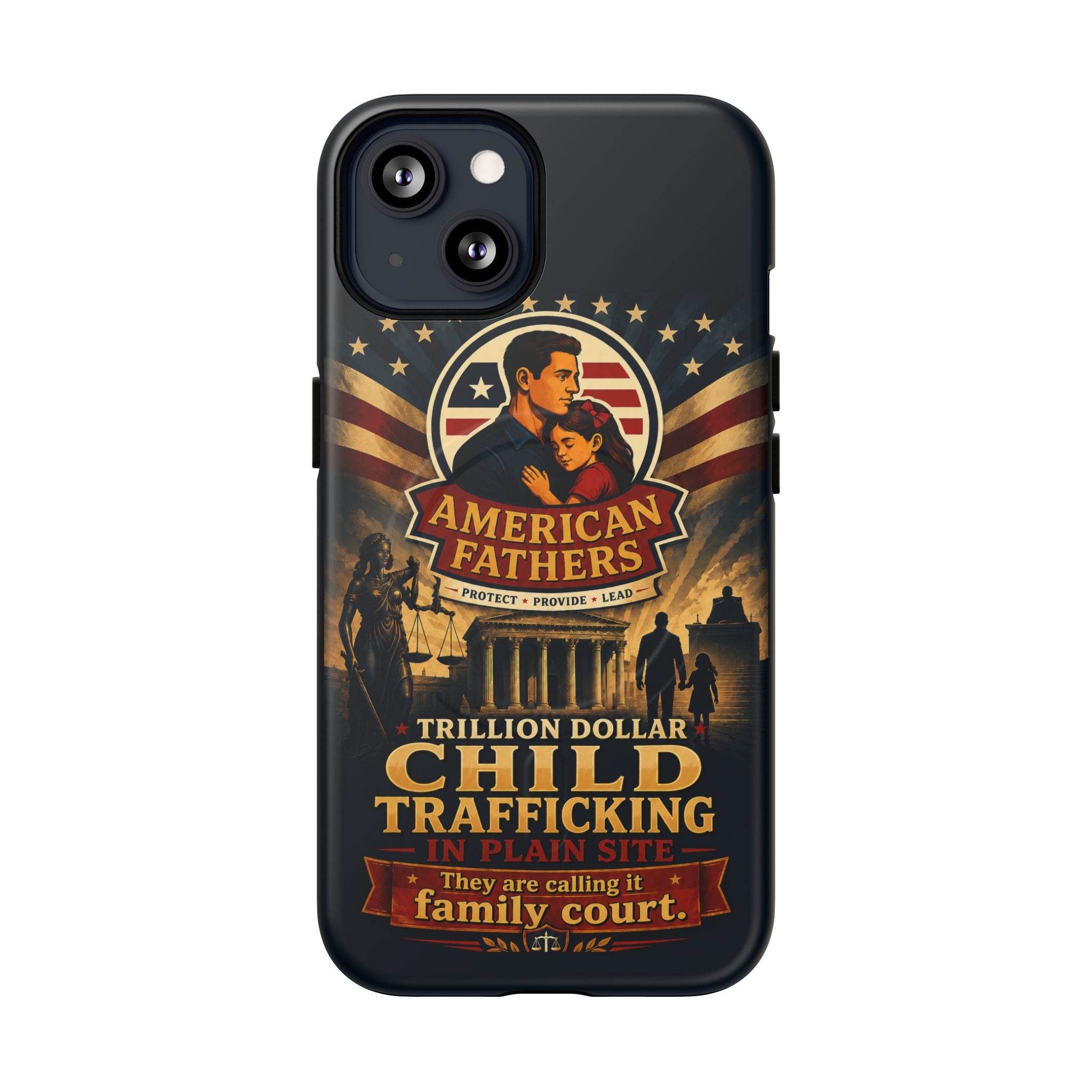 Phone Case — “Child Trafficking Making Trillions” Tough Magnetic Protective Case