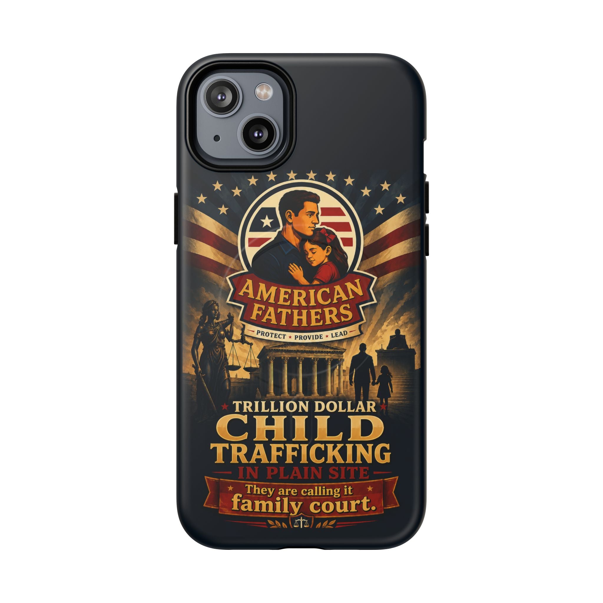 Phone Case — “Child Trafficking Making Trillions” Tough Magnetic Protective Case