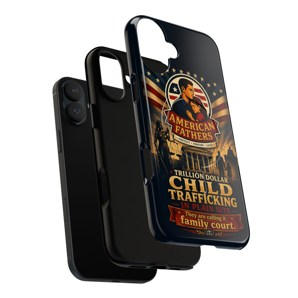 Phone Case — “Child Trafficking Making Trillions” Tough Magnetic Protective Case