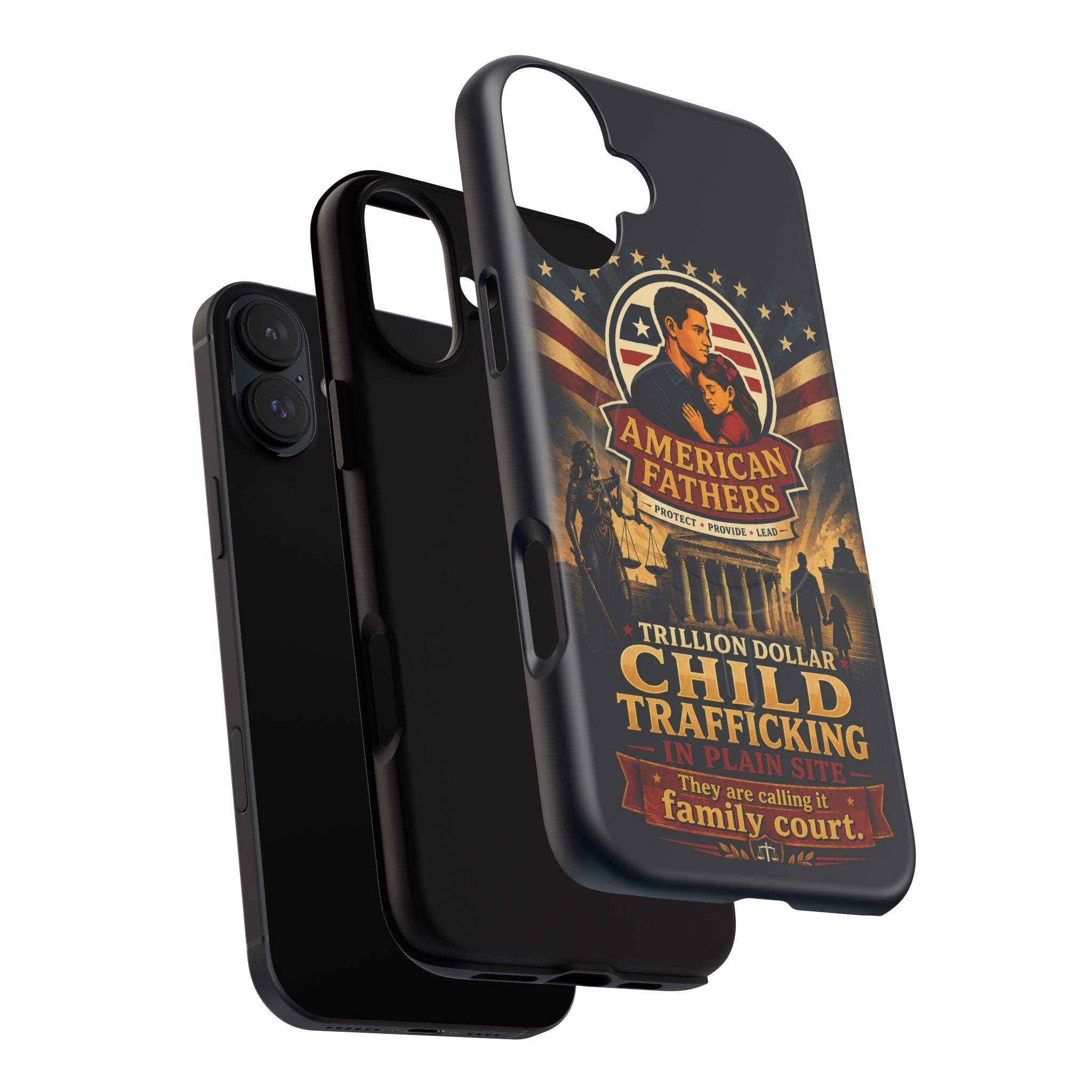Phone Case — “Child Trafficking Making Trillions” Tough Magnetic Protective Case