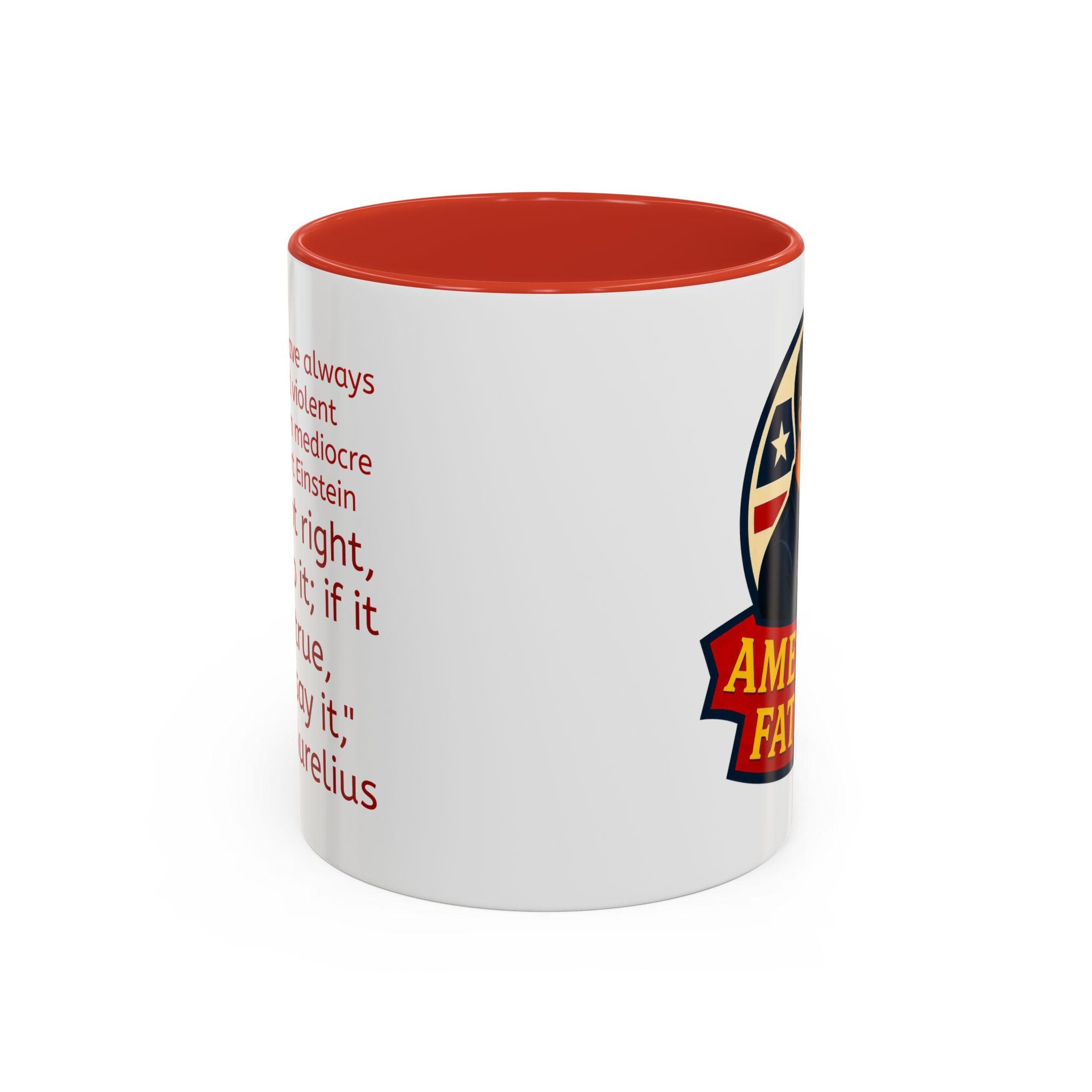 American Fathers Coffee Mug — Patriotic Dad Gift