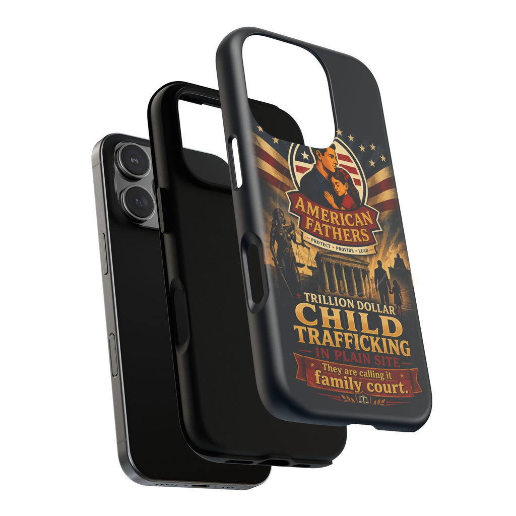 Phone Case — “Child Trafficking Making Trillions” Tough Magnetic Protective Case