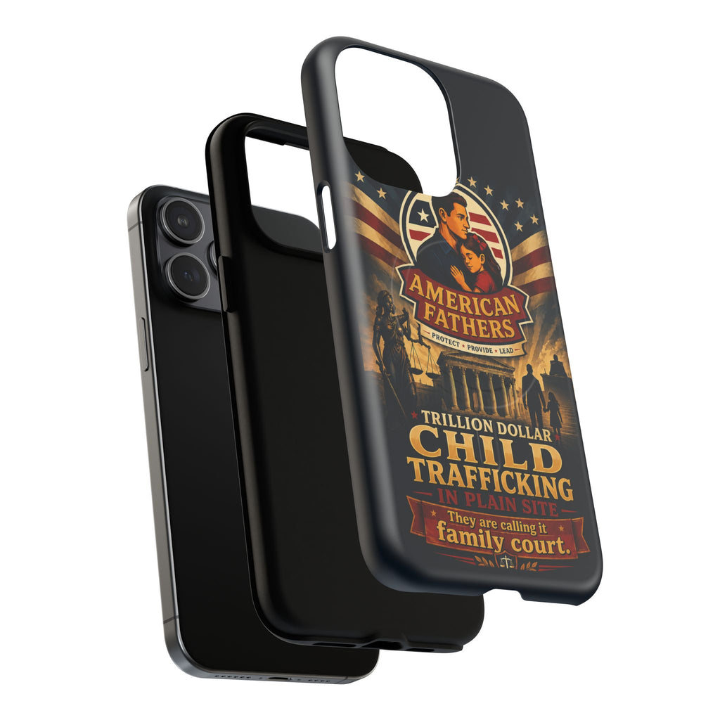 Phone Case — “Child Trafficking Making Trillions” Tough Magnetic Protective Case