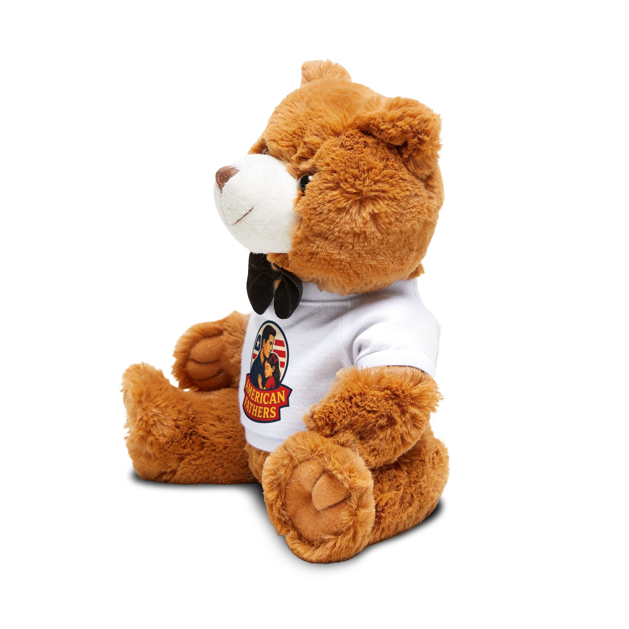 American Fathers Teddy Bear – Plush Bear with 'American Fathers' T‑Shirt
