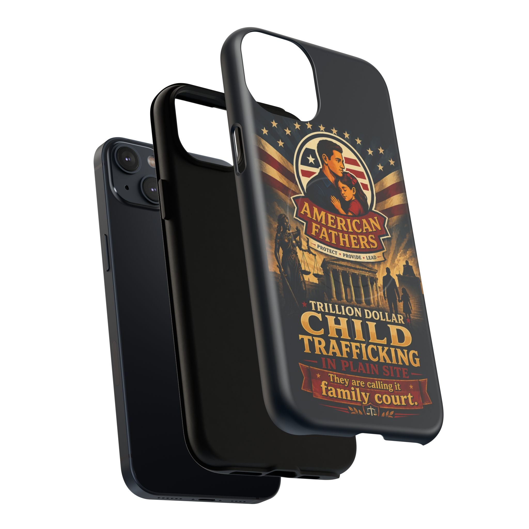 Phone Case — “Child Trafficking Making Trillions” Tough Magnetic Protective Case