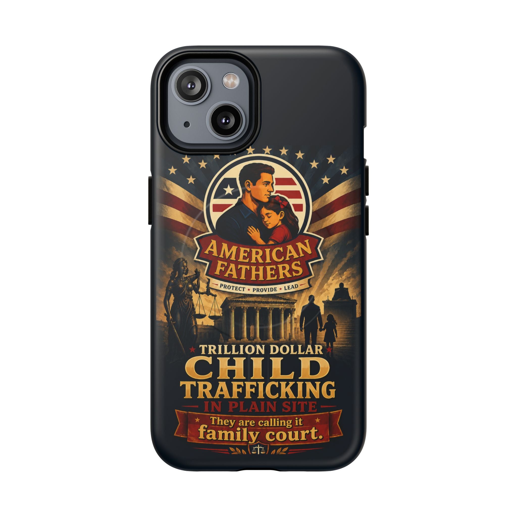 Phone Case — “Child Trafficking Making Trillions” Tough Magnetic Protective Case