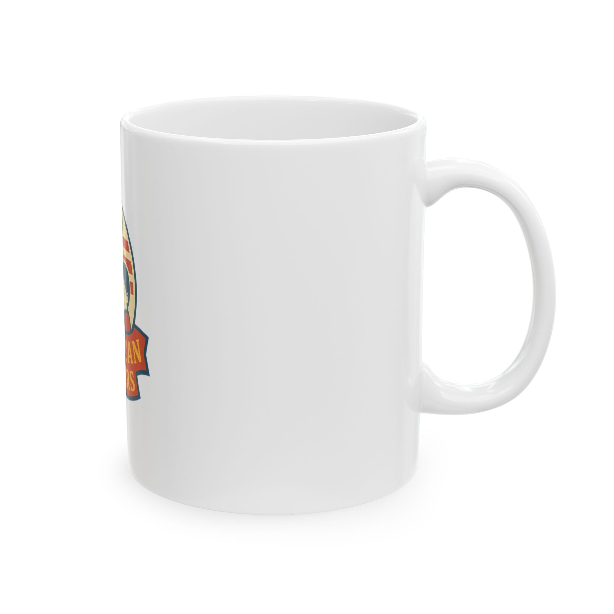 American Fathers Ceramic Mug — Patriotic Father & Child Coffee Cup (11oz, 15oz)