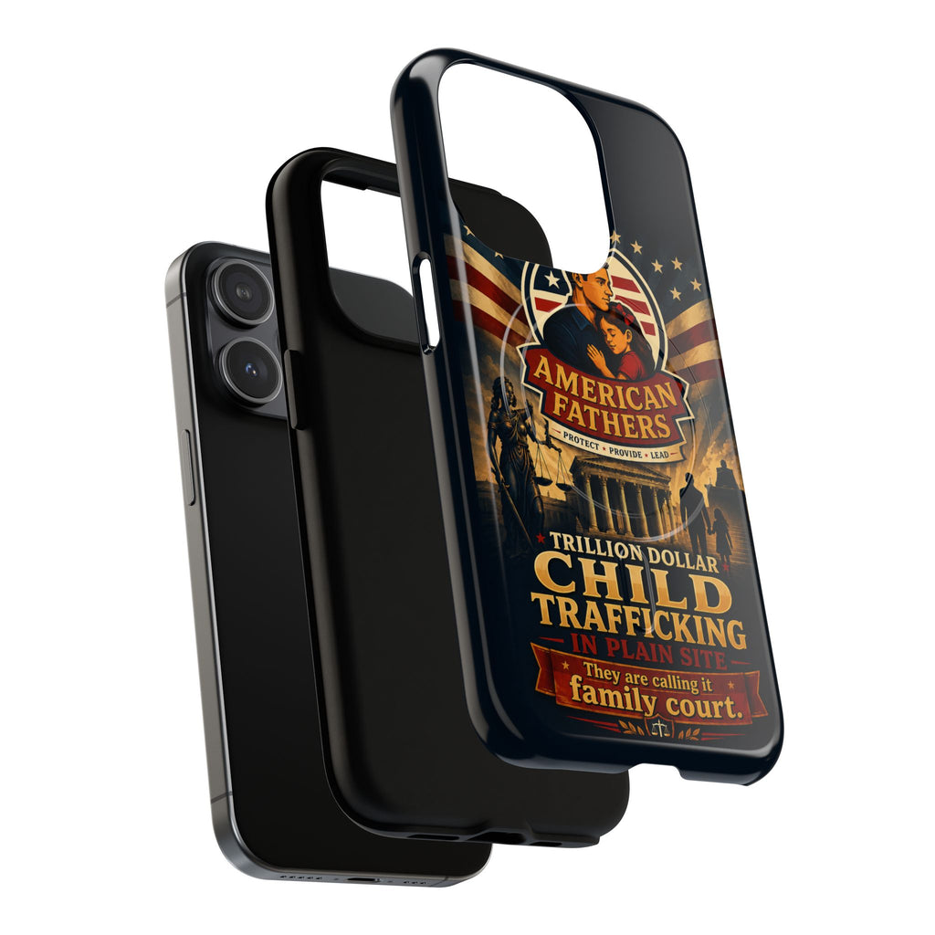 Phone Case — “Child Trafficking Making Trillions” Tough Magnetic Protective Case