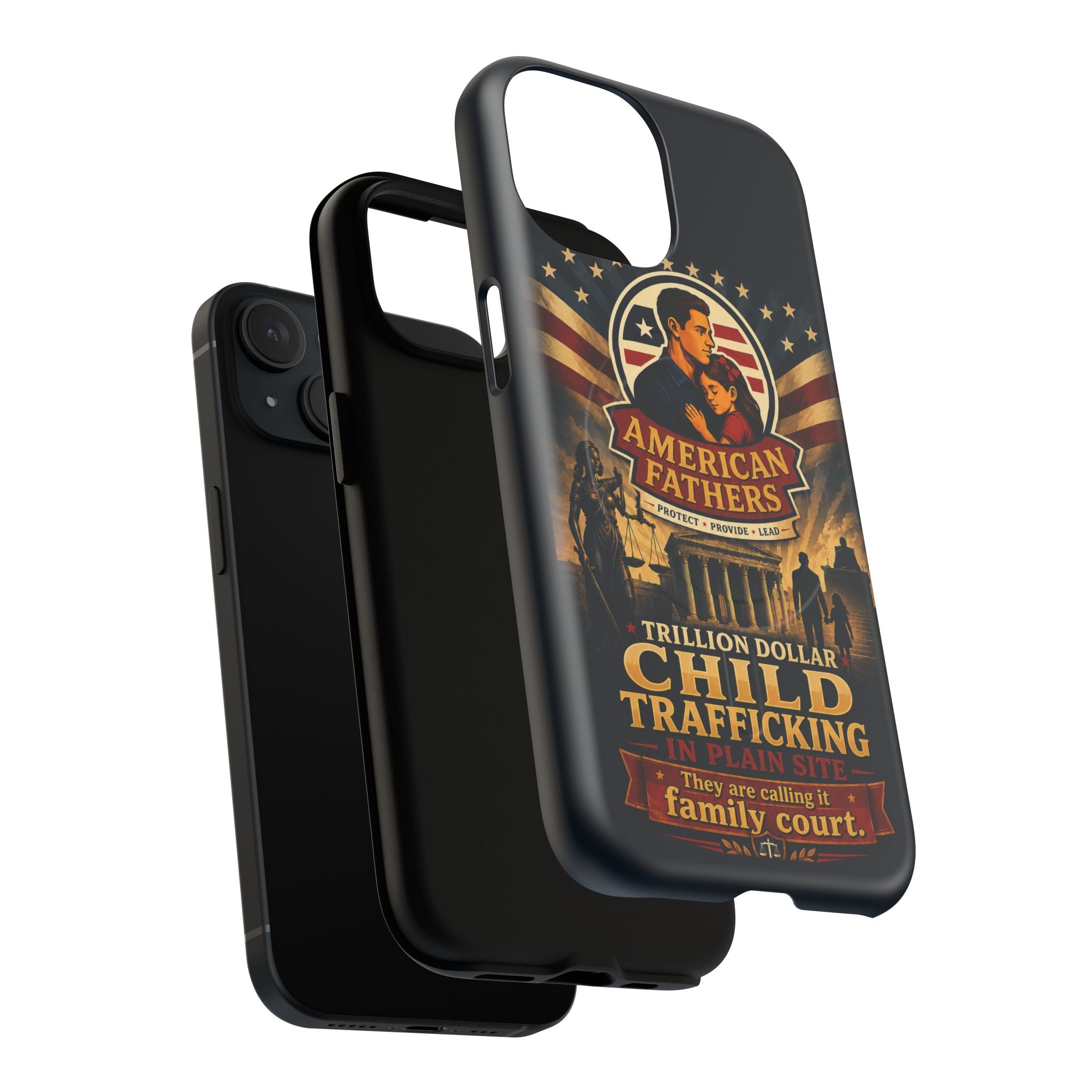 Phone Case — “Child Trafficking Making Trillions” Tough Magnetic Protective Case