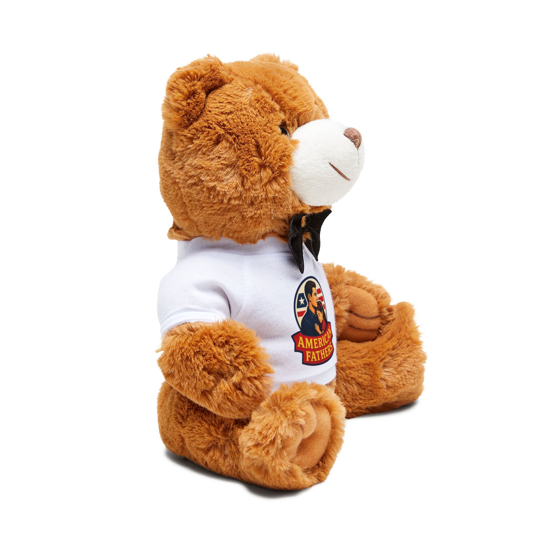 American Fathers Teddy Bear – Plush Bear with 'American Fathers' T‑Shirt