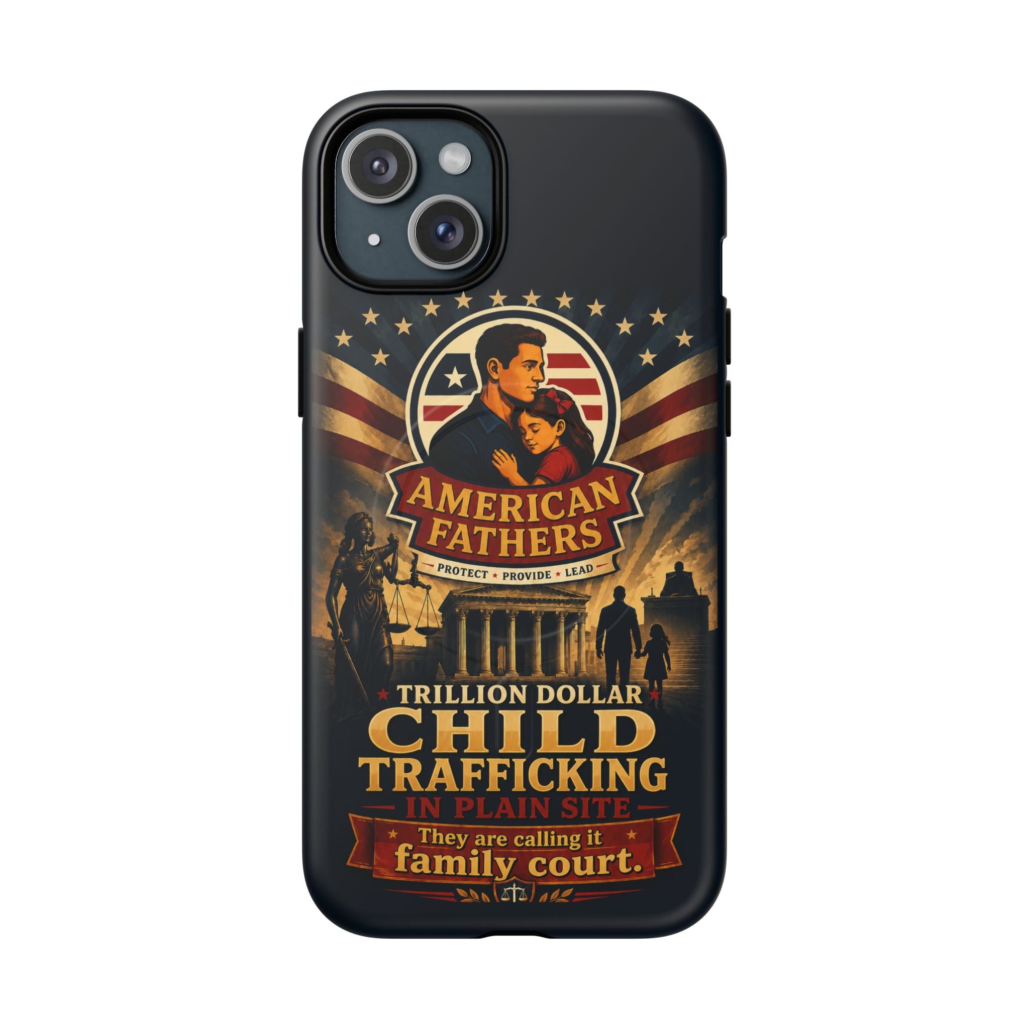 Phone Case — “Child Trafficking Making Trillions” Tough Magnetic Protective Case
