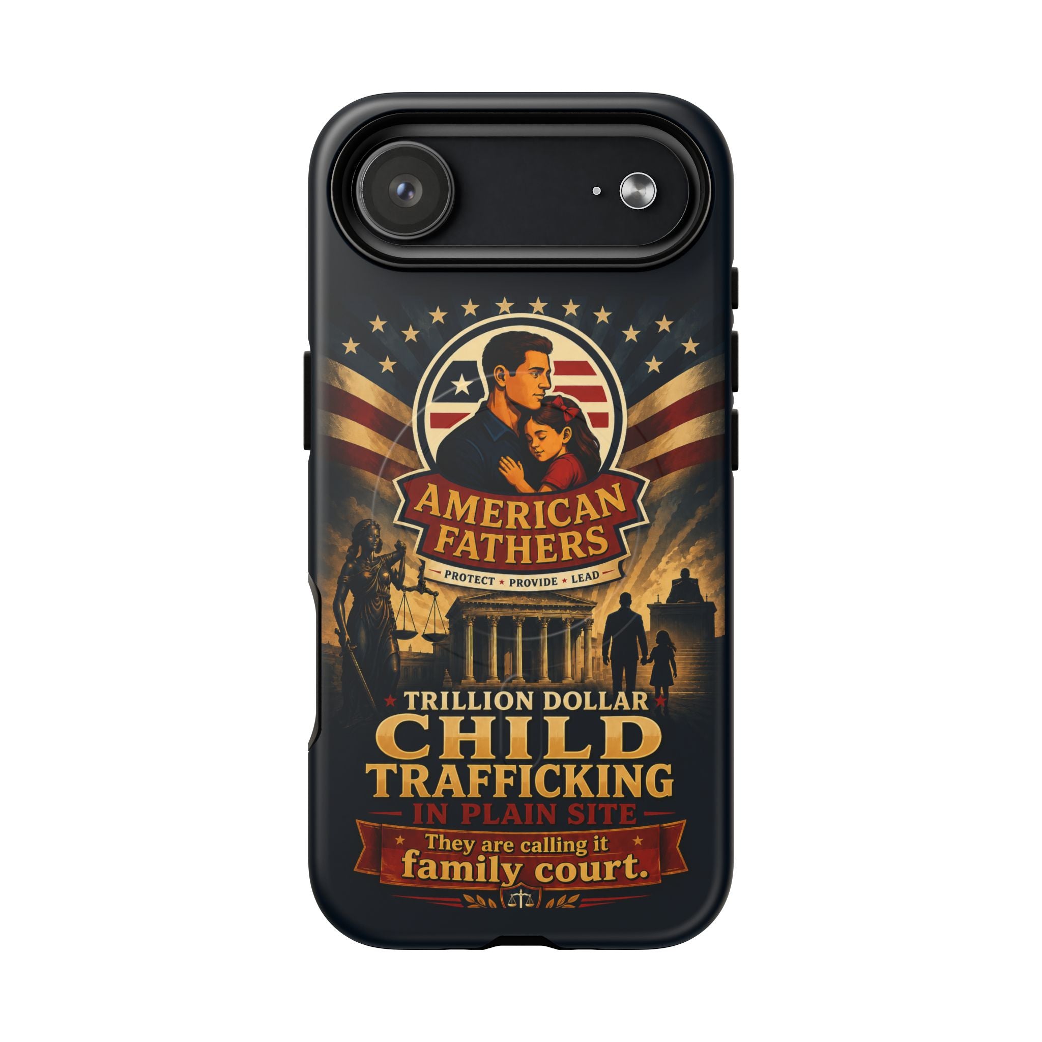 Phone Case — “Child Trafficking Making Trillions” Tough Magnetic Protective Case