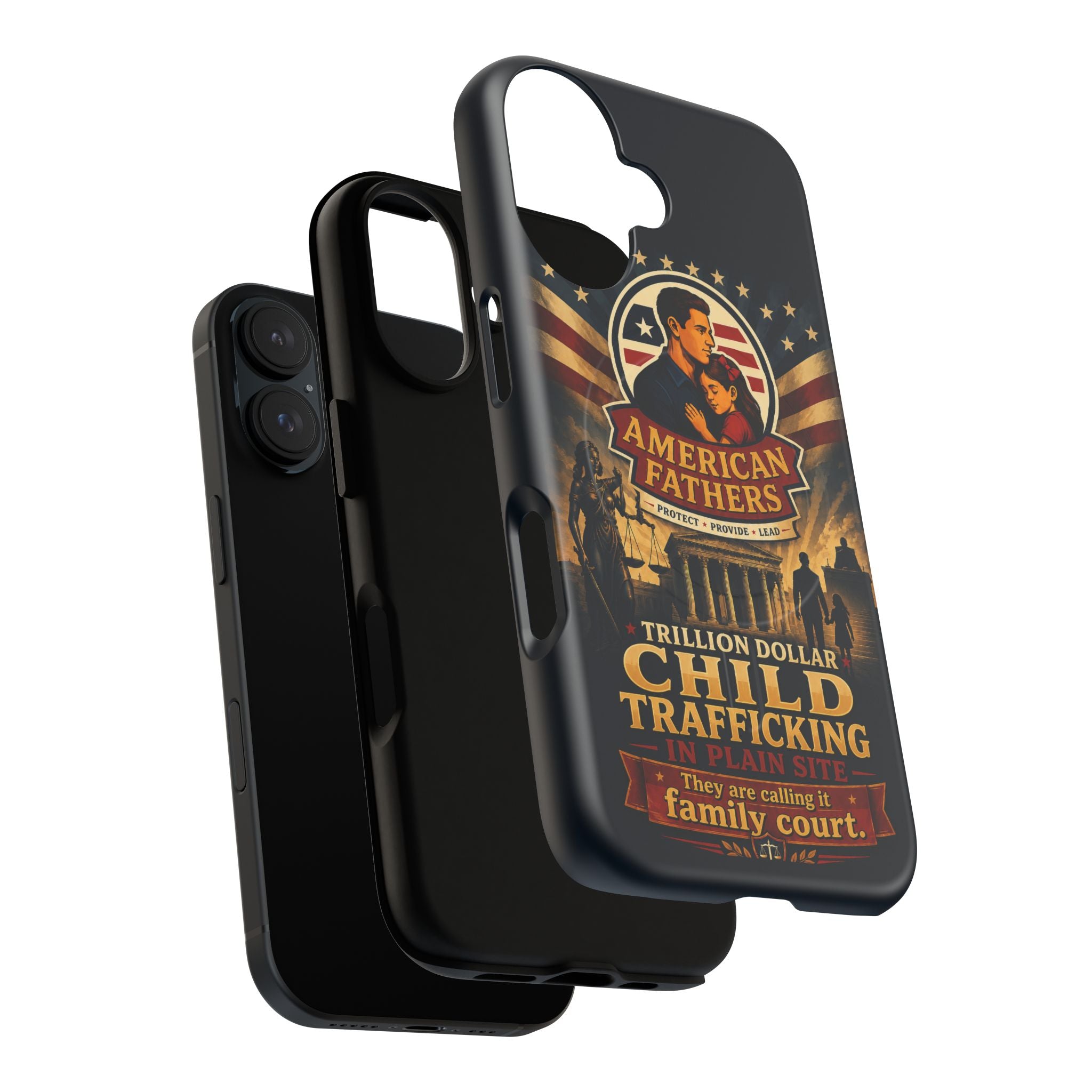 Phone Case — “Child Trafficking Making Trillions” Tough Magnetic Protective Case