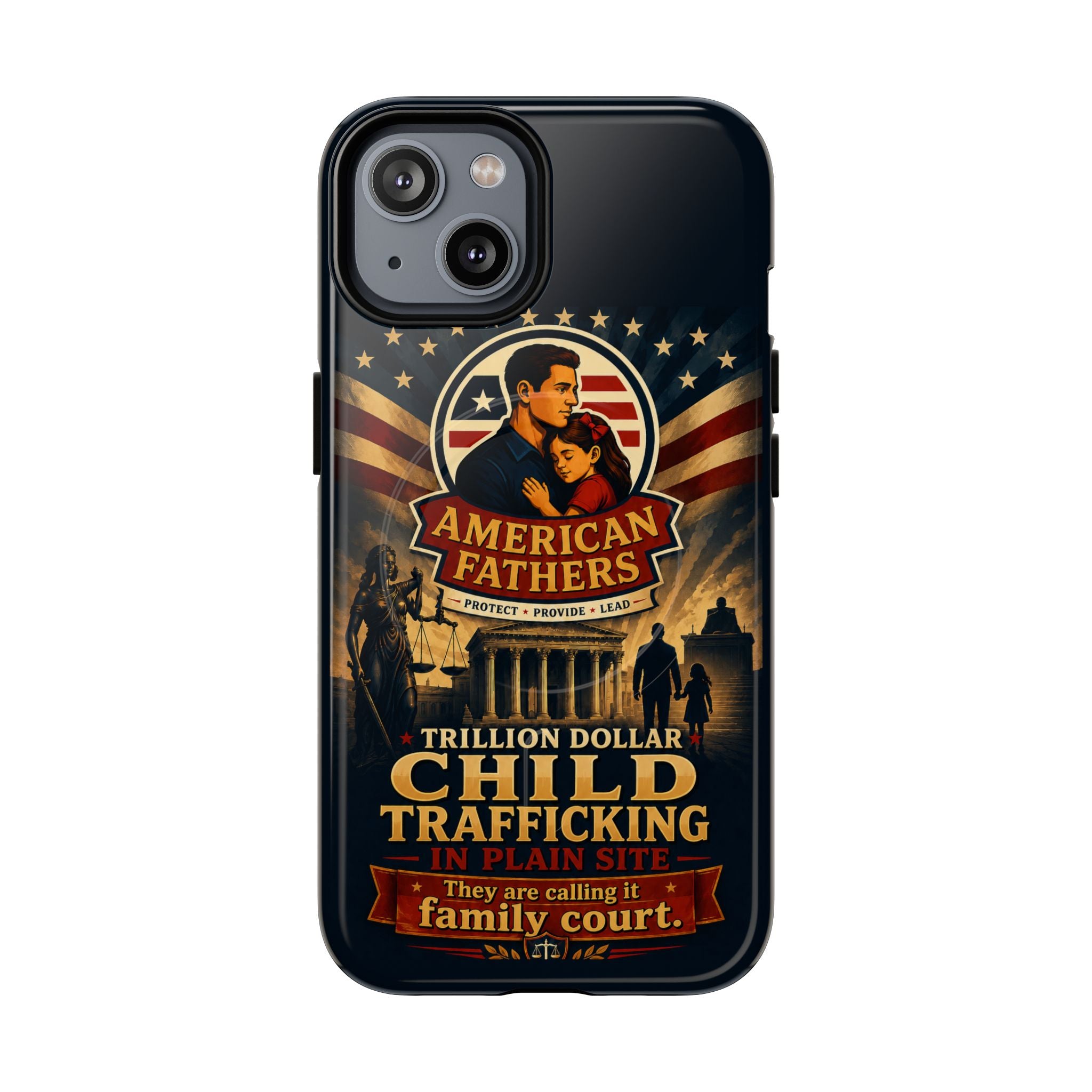 Phone Case — “Child Trafficking Making Trillions” Tough Magnetic Protective Case