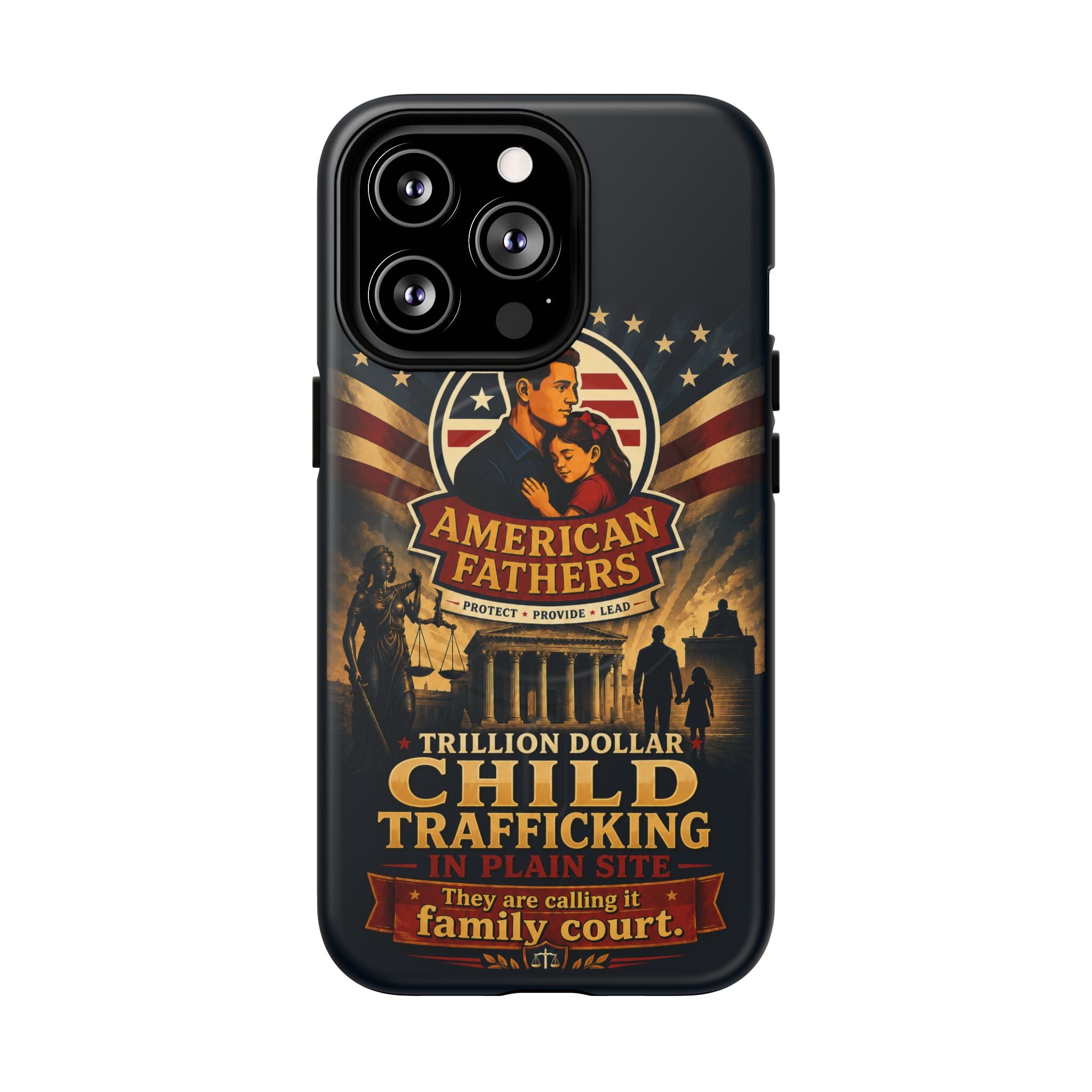 Phone Case — “Child Trafficking Making Trillions” Tough Magnetic Protective Case