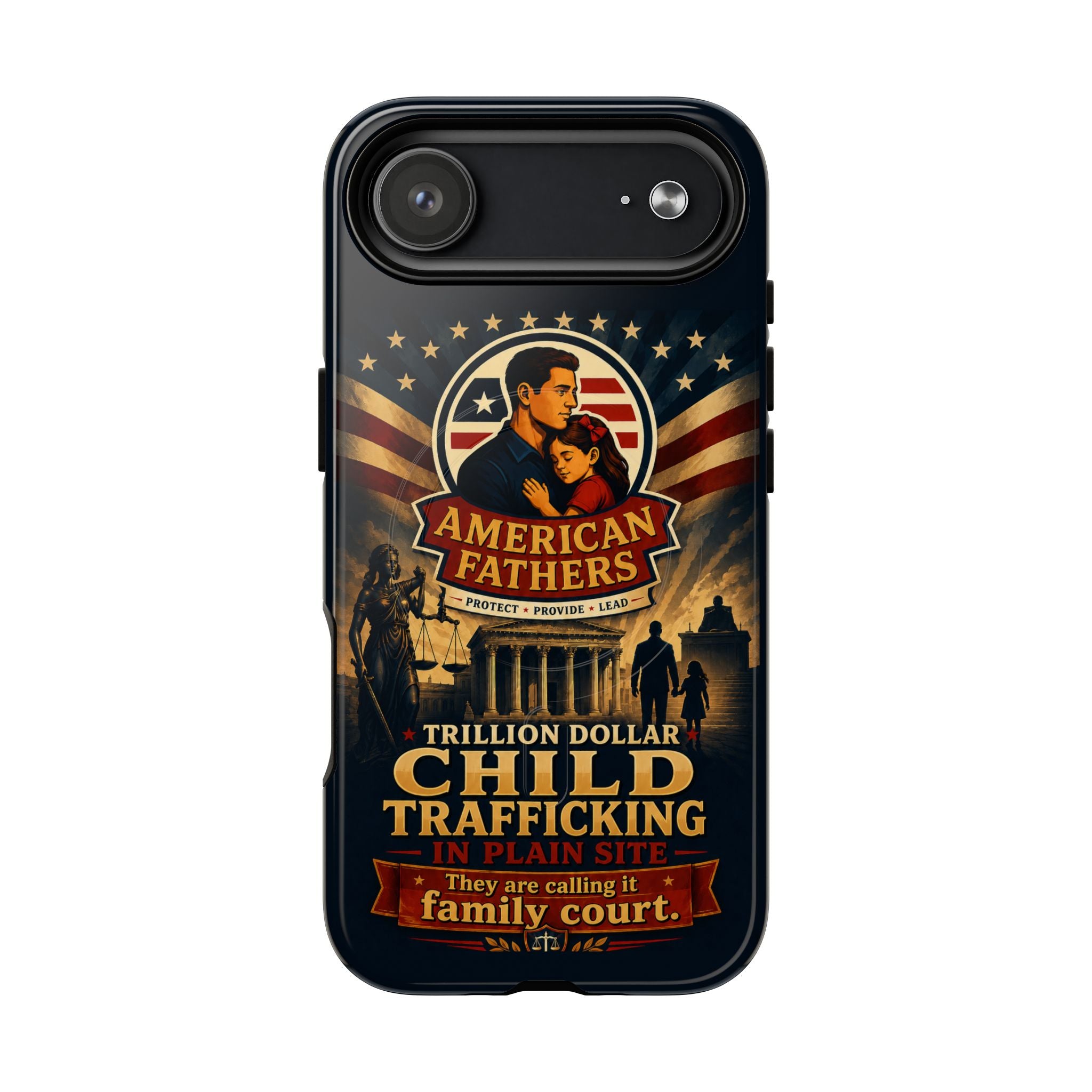 Phone Case — “Child Trafficking Making Trillions” Tough Magnetic Protective Case