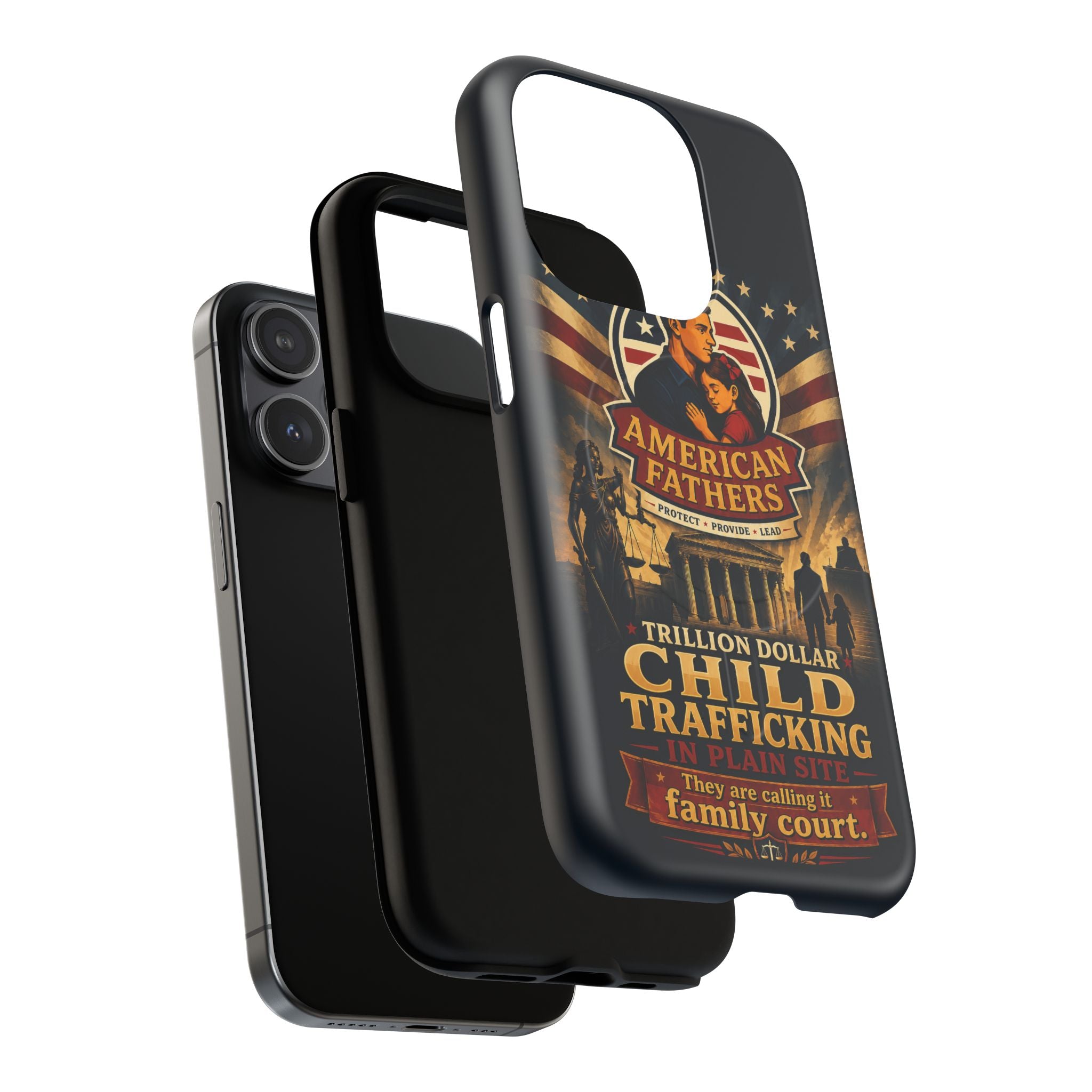 Phone Case — “Child Trafficking Making Trillions” Tough Magnetic Protective Case