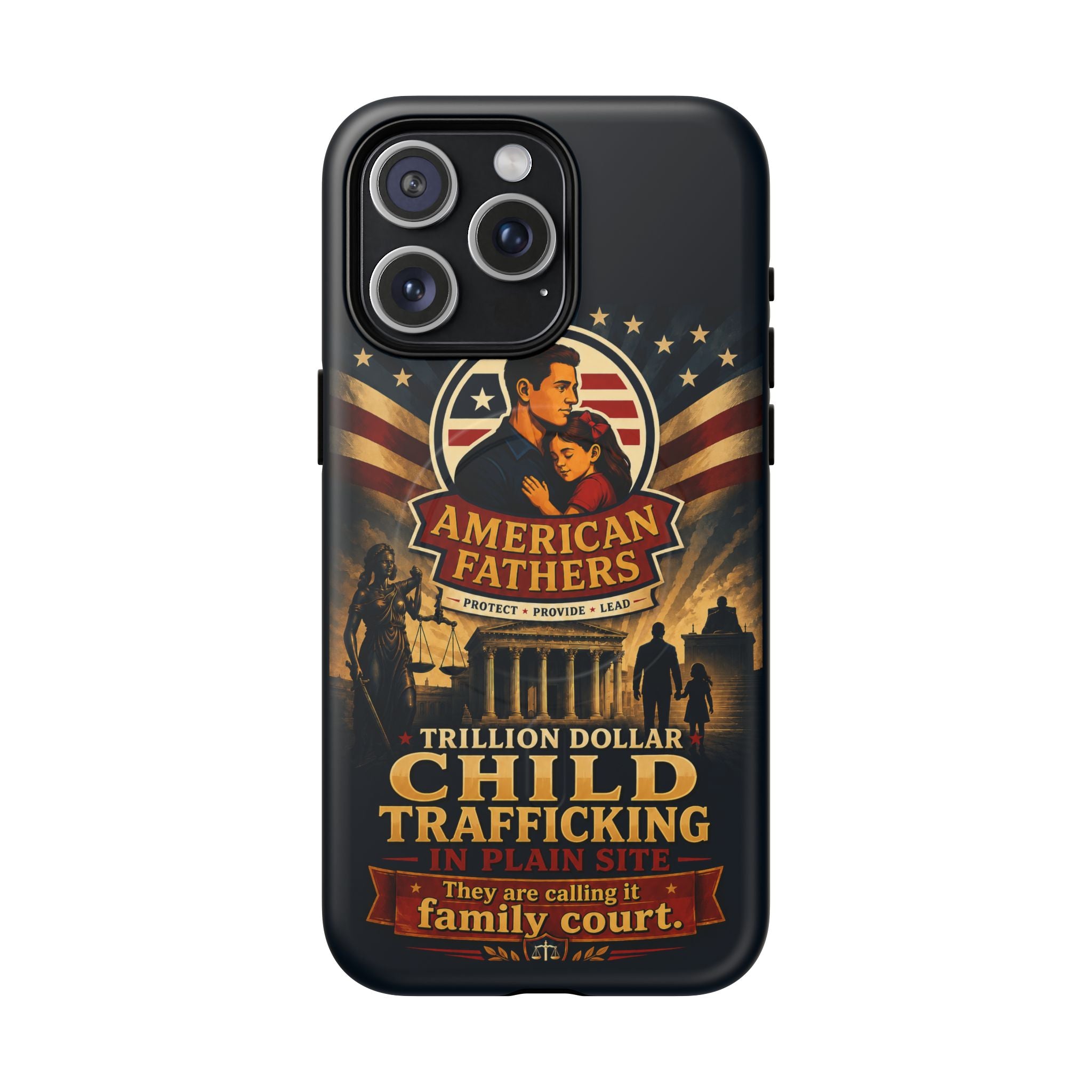 Phone Case — “Child Trafficking Making Trillions” Tough Magnetic Protective Case