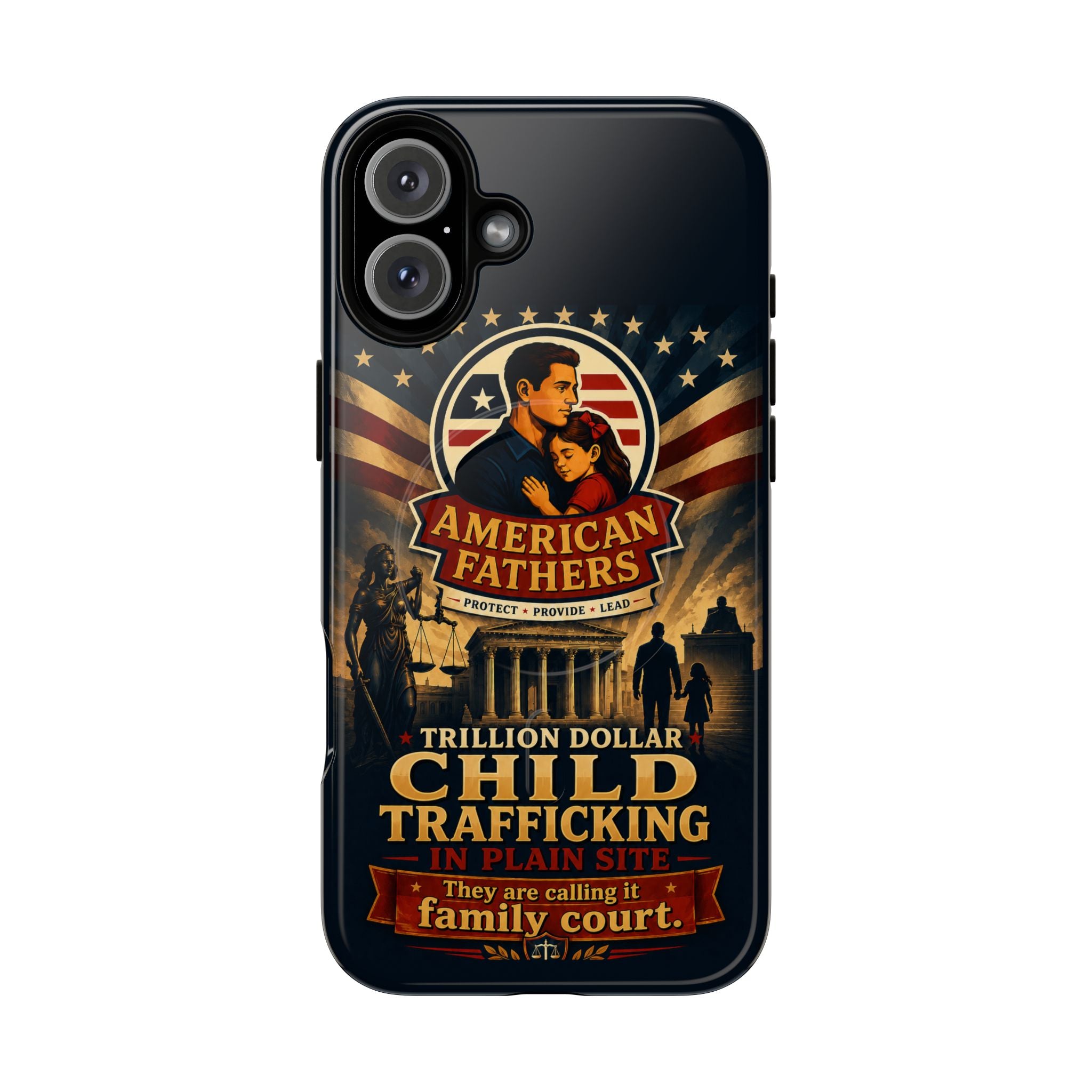 Phone Case — “Child Trafficking Making Trillions” Tough Magnetic Protective Case